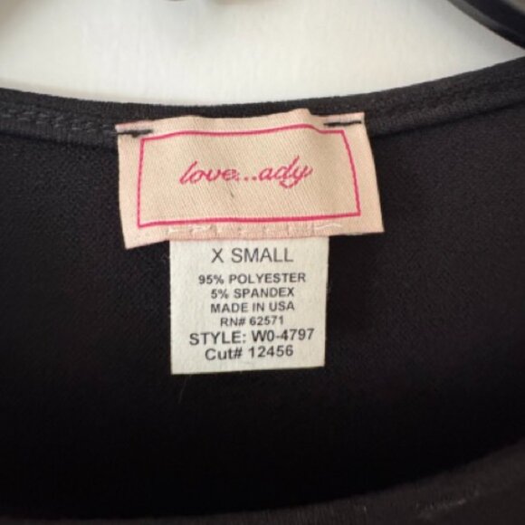 Love Ady Black Cut Out Cap Sleeve Dress - XS - Picture 8 of 8